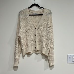 Mango Classic Button Down Cardigan
